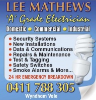 Lee Matthews Electrical, Sunshine