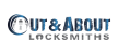 Out and about locksmiths Logo