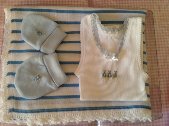 Di's Gifts of Elegance - Example of newborn gifts hand made