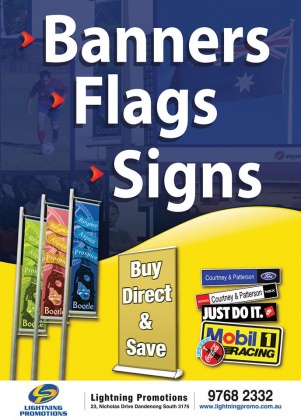 Lightning Promotions & Sportswear - Banners Flags Signs