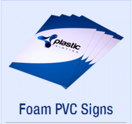 Stickers from Plastic Printing - Foam pvc signs