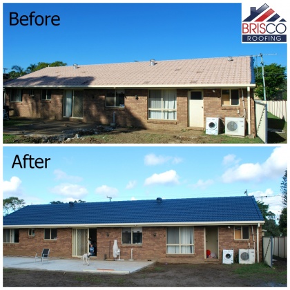 Brisco Roofing - Before and After Roof Restoration