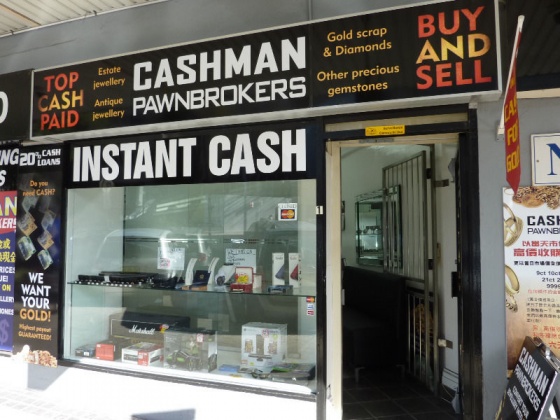 Cashman - Shop Front