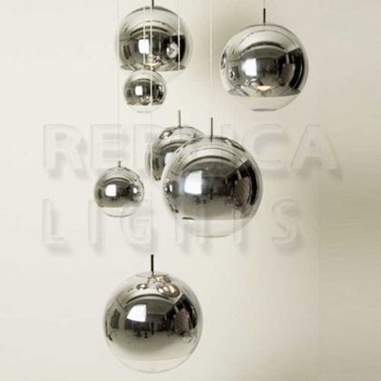 Replica Lights - Replica Retro Mirror Ball Pendant by Tom Dixon