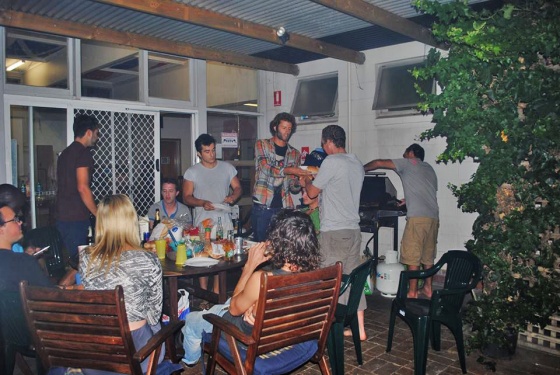 Port Adelaide Backpackers - grill party