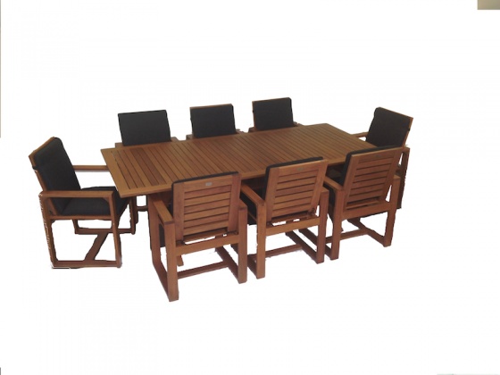 Premium Patio Furniture - Outdoor Timber Dining Setting