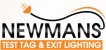 Newmans Test Tag & Exit Lighting Logo