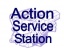 Action Service Station Logo