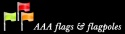 AAA Flags & Flagpoles Logo
