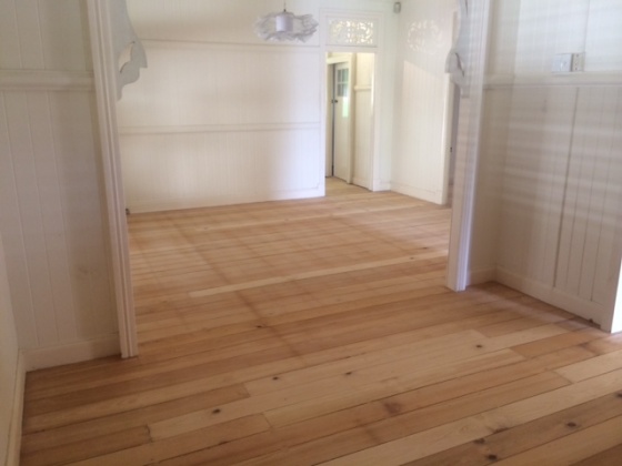 Budget Floor Sanding - Sanded Pine Floor