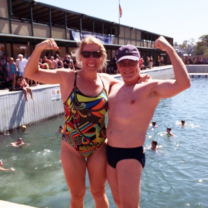 Sydney Swimmers - Coach Sarah and Coach Paul