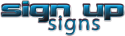 Sign Up Signs Logo