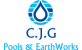 CJG Pools & Earth Works Logo
