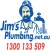 Jim's Plumbing Hot Water Logo