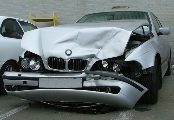 Cash For Cars Removal - bmw front damaged in perth wa