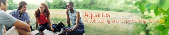 Aquarius Proofreading and Copy Editing Services