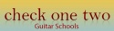 Check One Two Guitar Schools Logo