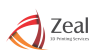 ZEAL 3D PRINTING SERVICES Logo