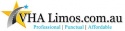 VHA limos Car Service Logo
