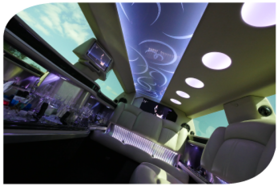 Love Limo - Luxurious interior of the BMW Stretch Limo